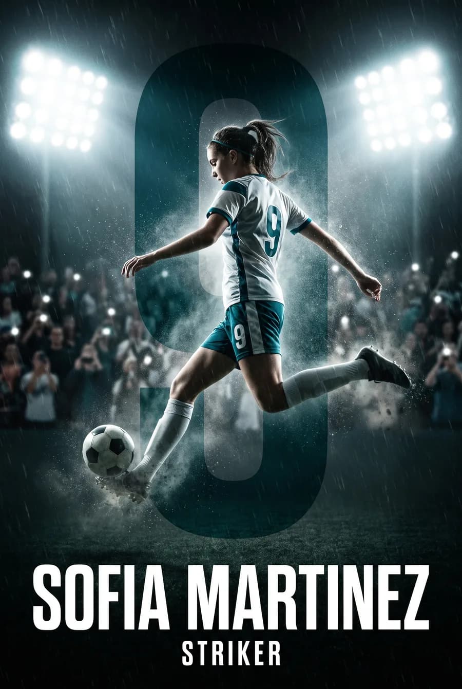 Night Game poster style