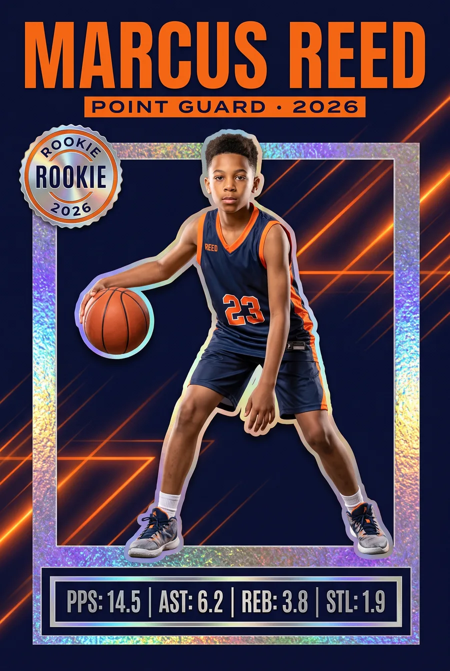 Rookie Card poster style